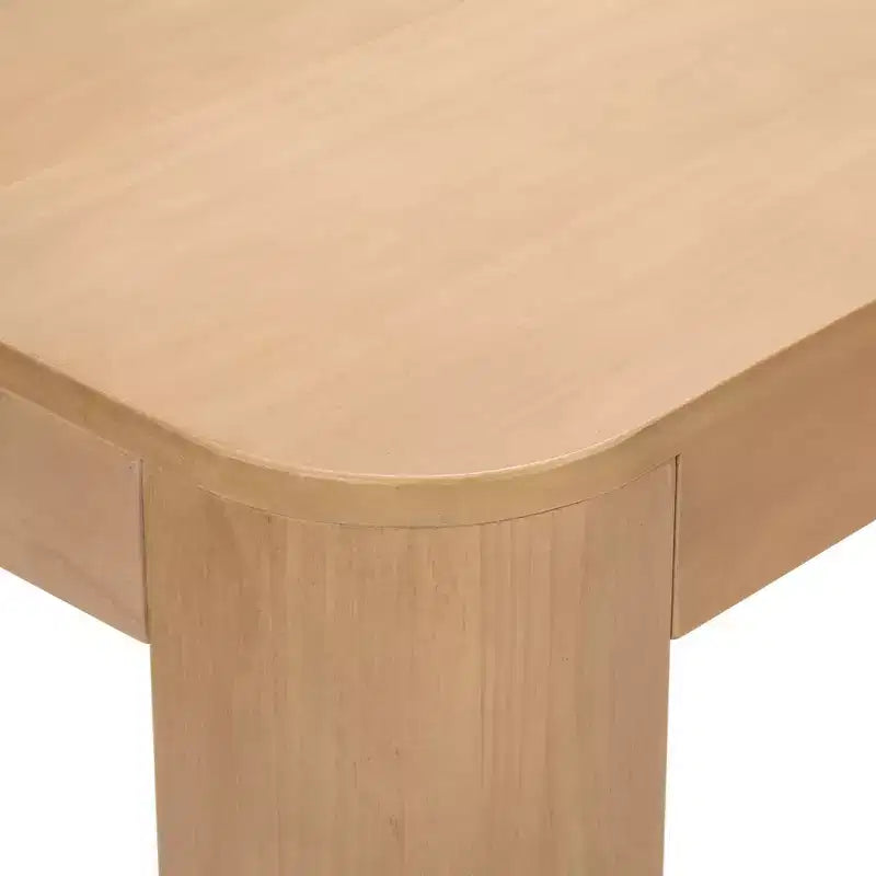 Table basse rectangulaire moderne Plank+Beam en bois massif 40, table basse pour salon