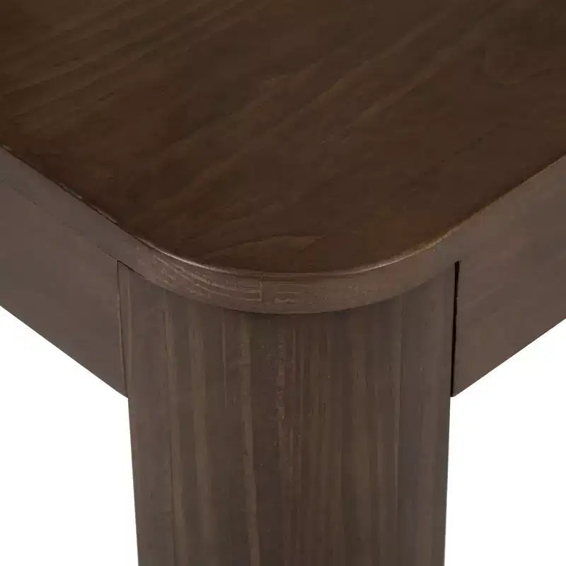 Table basse rectangulaire moderne Plank+Beam en bois massif 40, table basse pour salon
