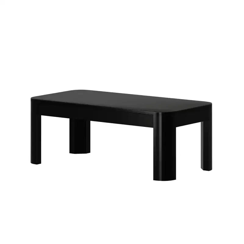 Table basse rectangulaire moderne Plank+Beam en bois massif 40, table basse pour salon