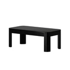 Table basse rectangulaire moderne Plank+Beam en bois massif 40, table basse pour salon