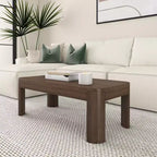 Table basse rectangulaire moderne Plank+Beam en bois massif 40, table basse pour salon