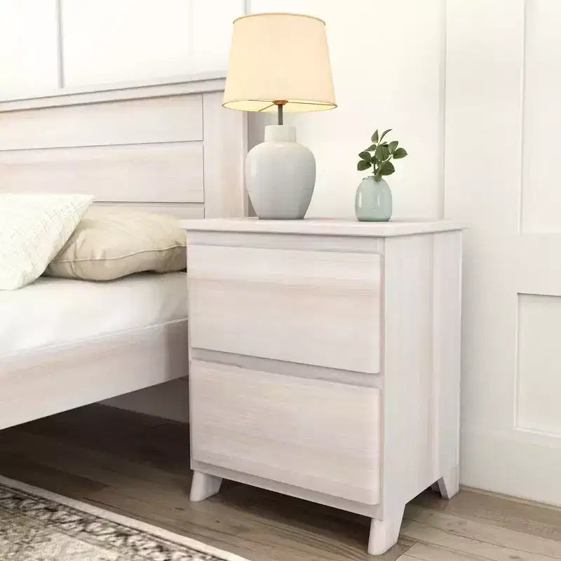 Plank+Beam Modern Farmhouse 2 Drawer Dresser Solid Wood
