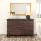 Commode de ferme 6 tiroirs en bois massif Plank+Beam