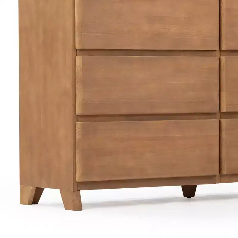 Commode de ferme 6 tiroirs en bois massif Plank+Beam