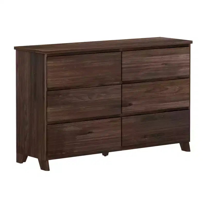 Commode de ferme 6 tiroirs en bois massif Plank+Beam