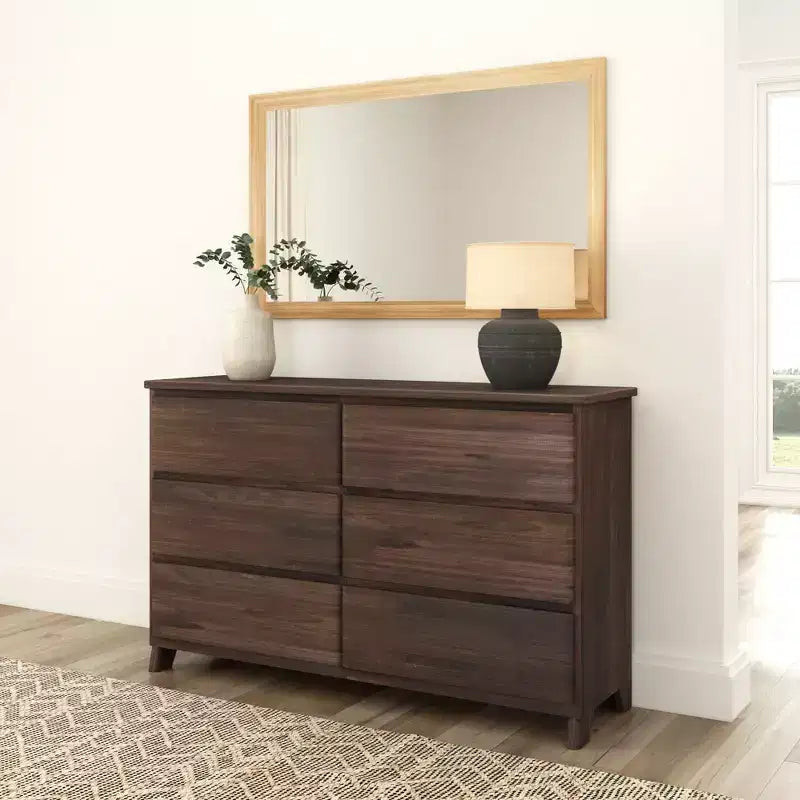 Commode de ferme 6 tiroirs en bois massif Plank+Beam