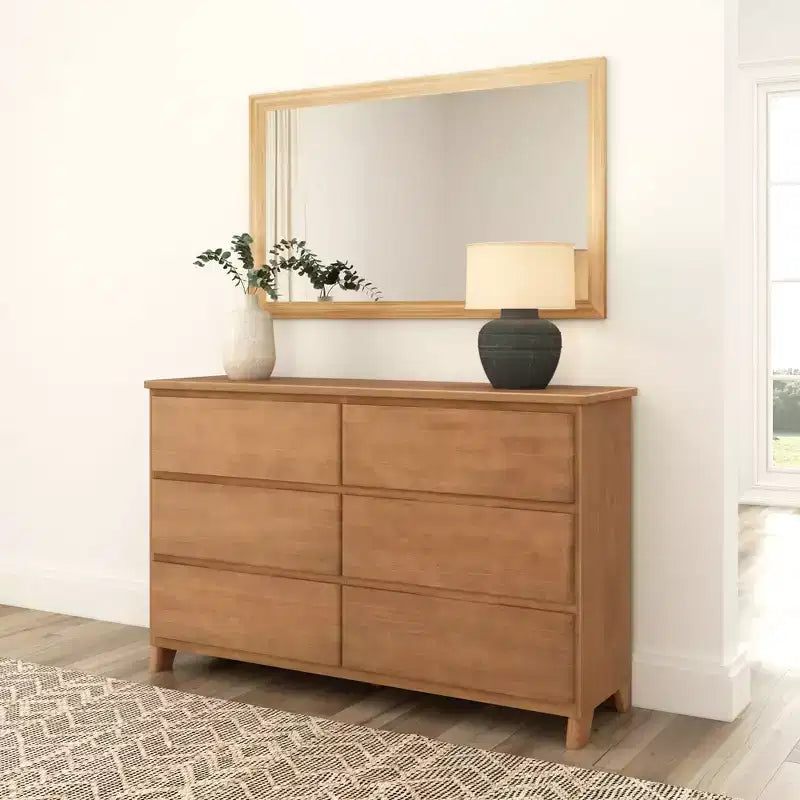 Commode de ferme 6 tiroirs en bois massif Plank+Beam