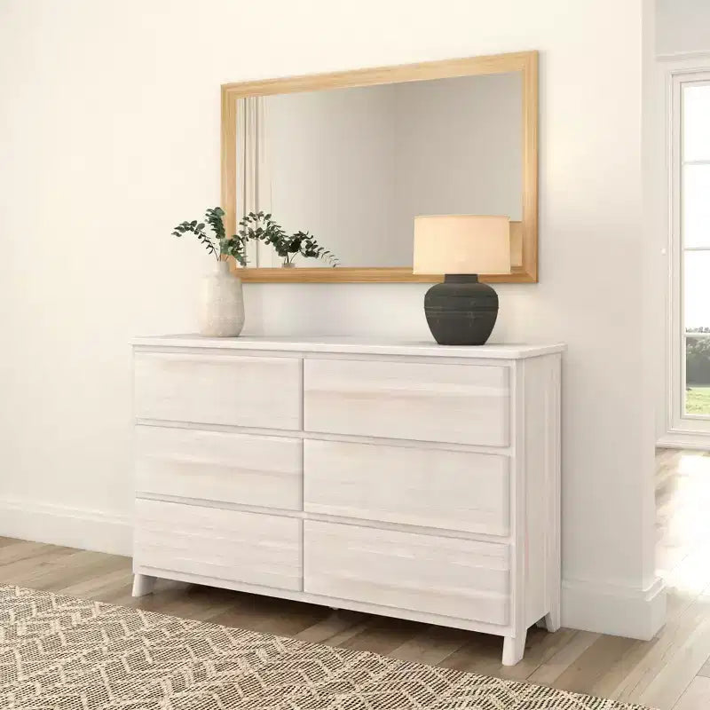 Commode de ferme 6 tiroirs en bois massif Plank+Beam