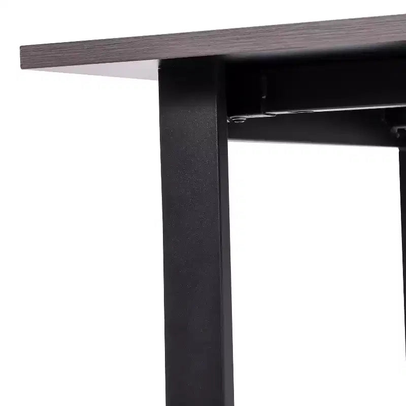 Table à manger ou de jeu Emma et Oliver 60x30 avec plateau en stratifié double face et piètement en acier robuste en forme de U