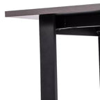 Table à manger ou de jeu Emma et Oliver 60x30 avec plateau en stratifié double face et piètement en acier robuste en forme de U