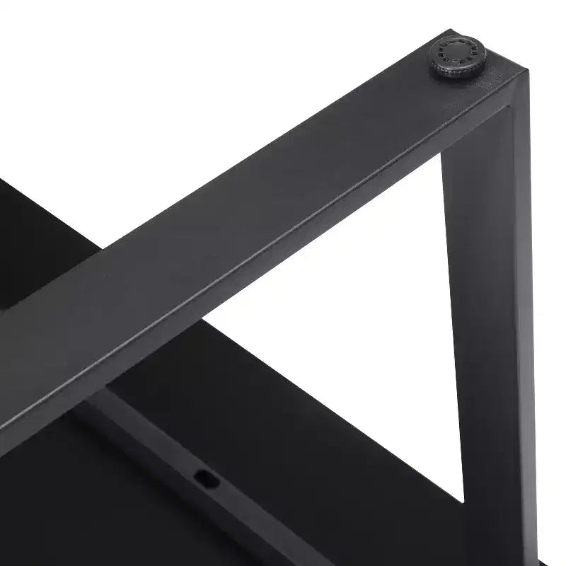 Table à manger ou de jeu Emma et Oliver 60x30 avec plateau en stratifié double face et piètement en acier robuste en forme de U