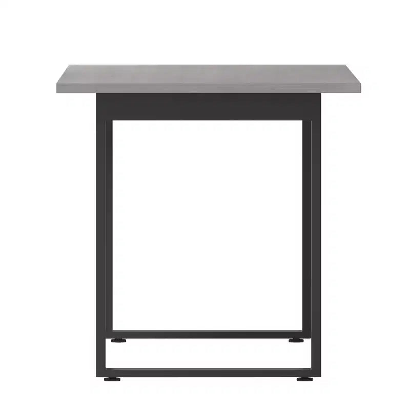 Table à manger ou de jeu Emma et Oliver 60x30 avec plateau en stratifié double face et piètement en acier robuste en forme de U