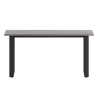 Table à manger ou de jeu Emma et Oliver 60x30 avec plateau en stratifié double face et piètement en acier robuste en forme de U