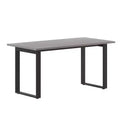 Table à manger ou de jeu Emma et Oliver 60x30 avec plateau en stratifié double face et piètement en acier robuste en forme de U