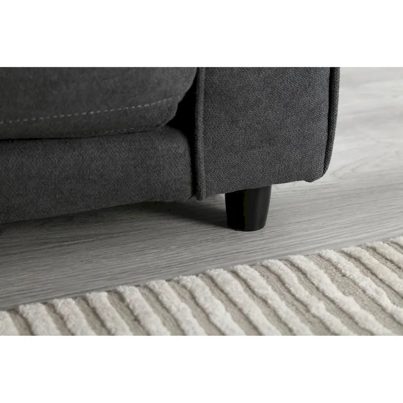 Plush Velvet Convertible 3-Fold Sofa Bed - 31.10 x 55.00 x 31.00