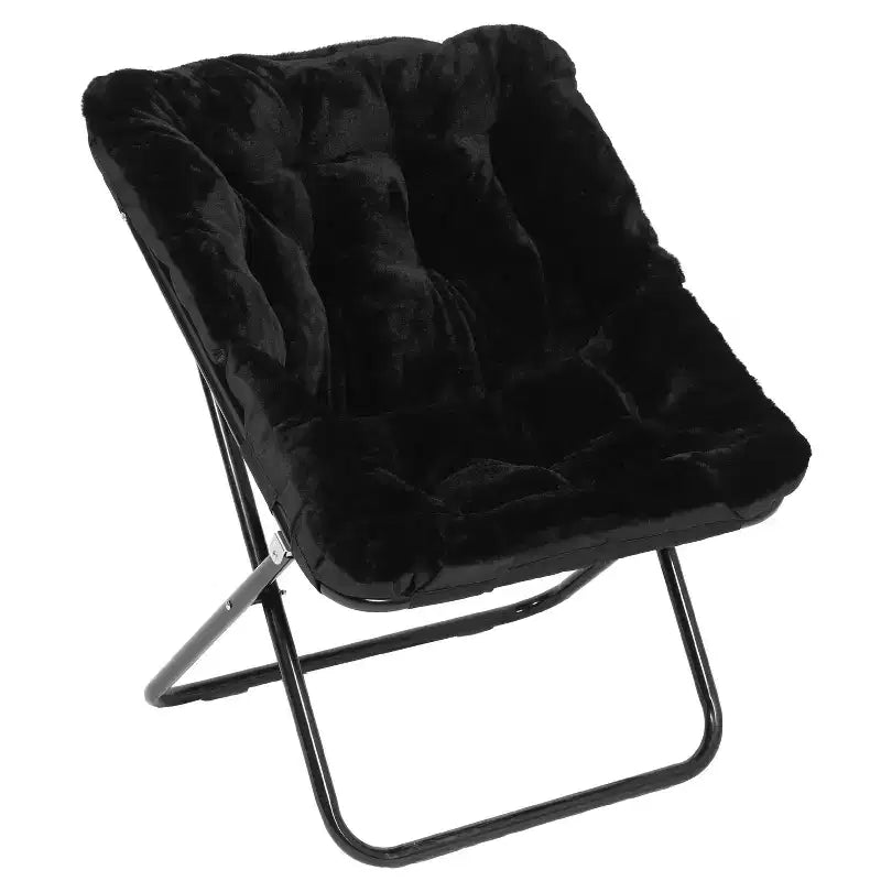 Fauteuil soucoupe pliant et repose-pieds rembourrés surdimensionnés portables Flash Furniture Archer pour dortoir ou chambre à coucher