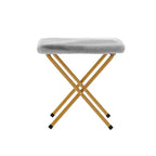 Fauteuil soucoupe pliant et repose-pieds rembourrés surdimensionnés portables Flash Furniture Archer pour dortoir ou chambre à coucher