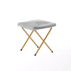 Fauteuil soucoupe pliant et repose-pieds rembourrés surdimensionnés portables Flash Furniture Archer pour dortoir ou chambre à coucher