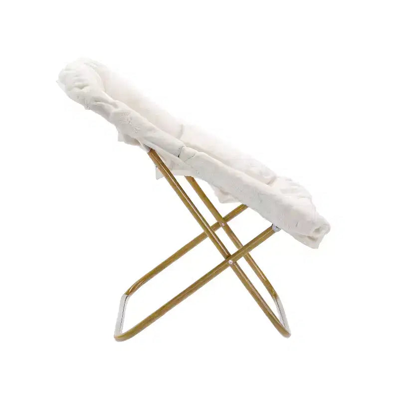 Fauteuil soucoupe pliant et repose-pieds rembourrés surdimensionnés portables Flash Furniture Archer pour dortoir ou chambre à coucher