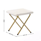 Fauteuil soucoupe pliant et repose-pieds rembourrés surdimensionnés portables Flash Furniture Archer pour dortoir ou chambre à coucher