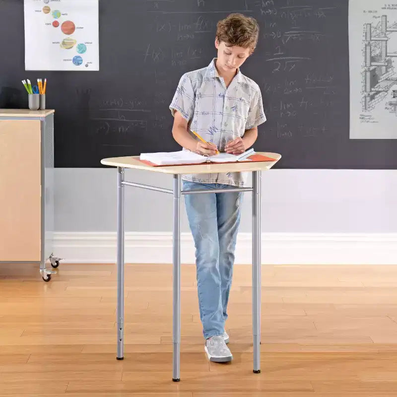 Bureau modulable debout Guidecraft – Bureau d'étude pour enfants, table de travail debout pour enfants