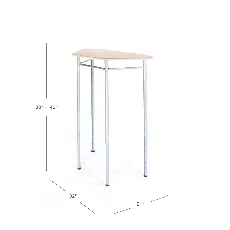 Bureau modulable debout Guidecraft – Bureau d'étude pour enfants, table de travail debout pour enfants