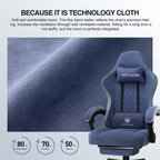 GTPLAYER Gaming Chair Fabric Office Chair with Linkage Armrests Ergonomic Computer Chair