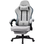 GTPLAYER Gaming Chair Fabric Office Chair with Linkage Armrests Ergonomic Computer Chair