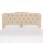 Tête de lit capitonnée en velours Skyline Furniture