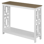 Console de salon Town Square de Convenience Concepts avec étagère