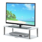 Meuble TV pivotant à double niveau XL Designs2Go de Convenience Concepts pour téléviseurs jusqu'à 37 pouces