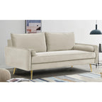 Villeda 70W Polyester Square Arms Sofa