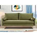 Villeda 70W Polyester Square Arms Sofa