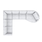 Laguna 165.5 L-Shape Modular Sectional Sofa with Chaise Lounge