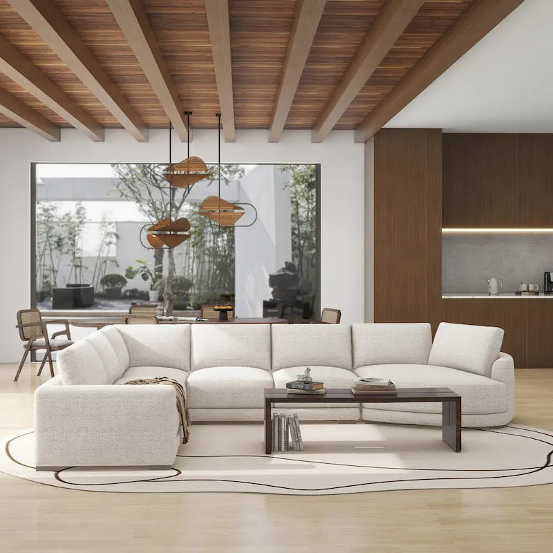 Laguna 165.5 L-Shape Modular Sectional Sofa with Chaise Lounge