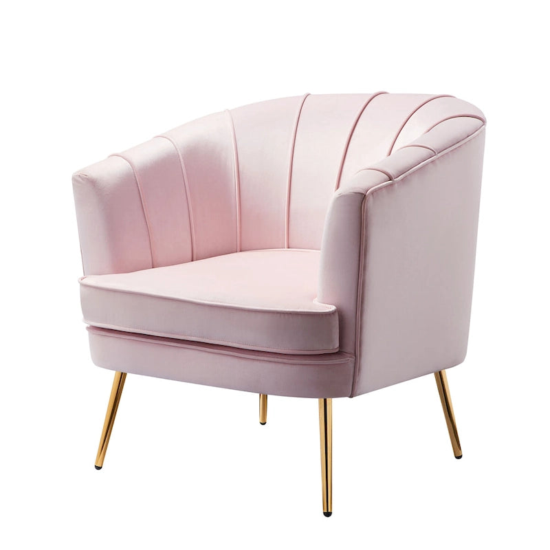 Fauteuil d'appoint contemporain en tissu Delicia par Furniture of America