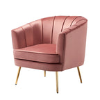 Fauteuil d'appoint contemporain en tissu Delicia par Furniture of America