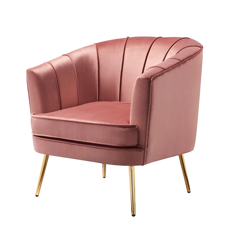 Fauteuil d'appoint contemporain en tissu Delicia par Furniture of America