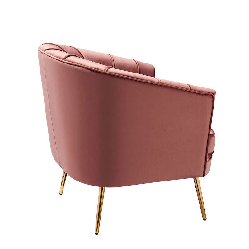 Fauteuil d'appoint contemporain en tissu Delicia par Furniture of America