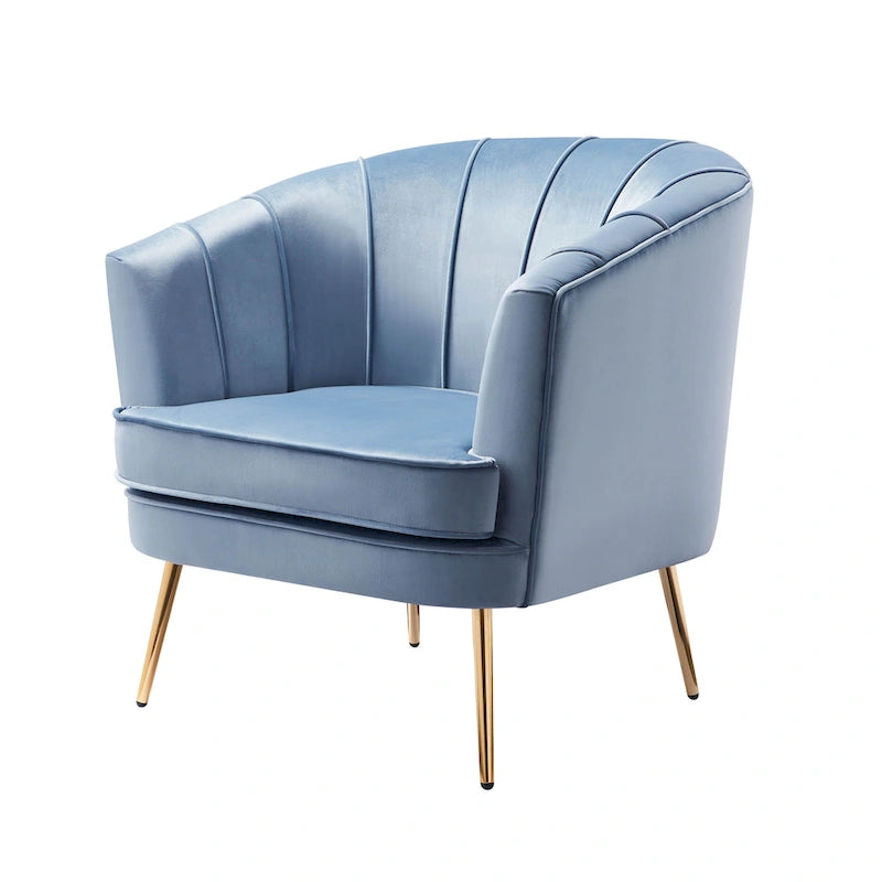 Fauteuil d'appoint contemporain en tissu Delicia par Furniture of America