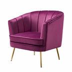 Fauteuil d'appoint contemporain en tissu Delicia par Furniture of America