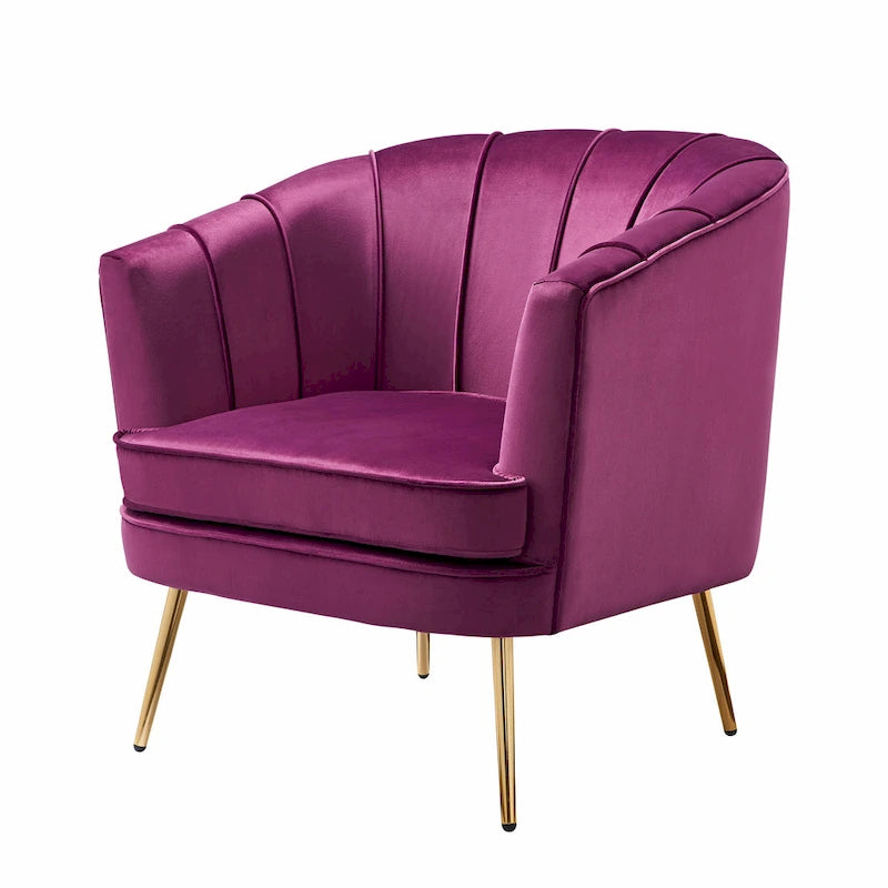 Fauteuil d'appoint contemporain en tissu Delicia par Furniture of America