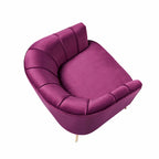 Fauteuil d'appoint contemporain en tissu Delicia par Furniture of America