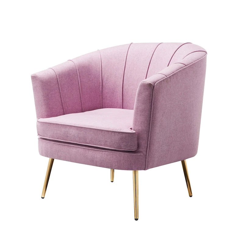 Fauteuil d'appoint contemporain en tissu Delicia par Furniture of America