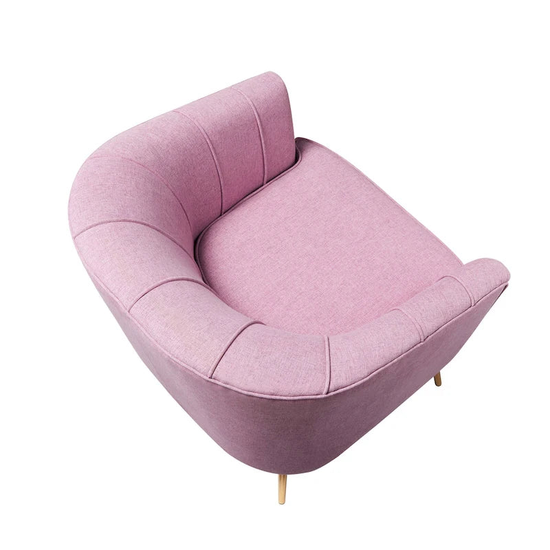 Fauteuil d'appoint contemporain en tissu Delicia par Furniture of America