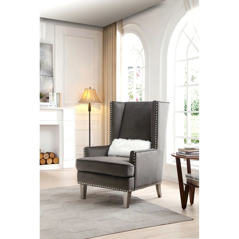 Wilshire Velvet Accent Chair