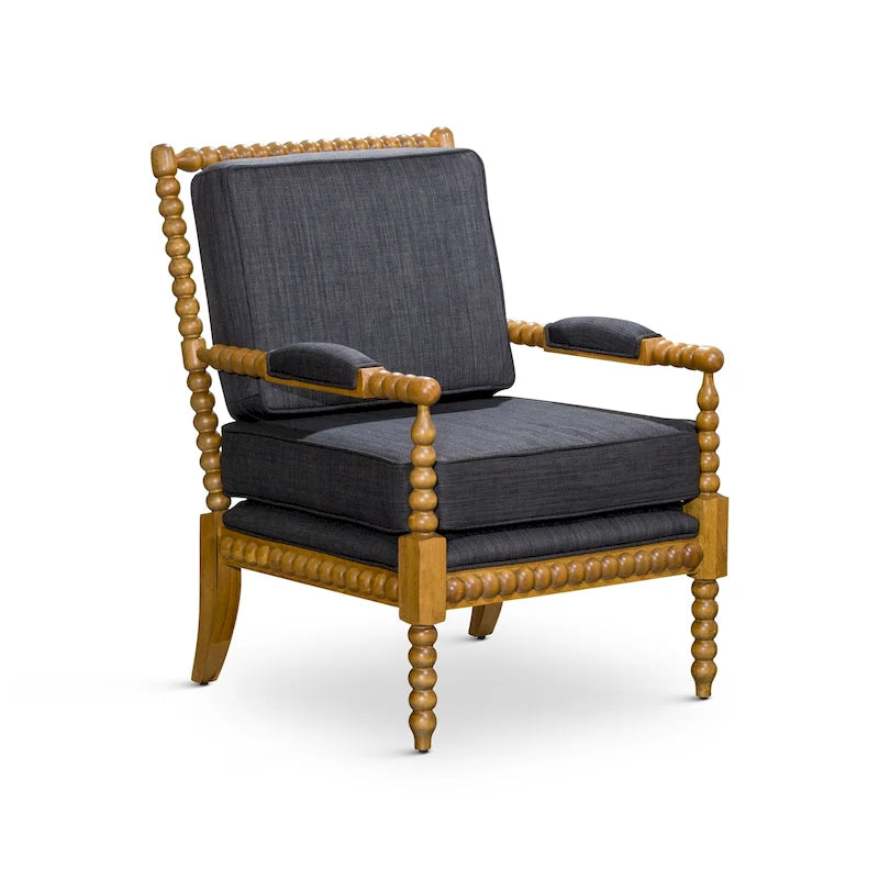 Fauteuil en tissu Spindle
