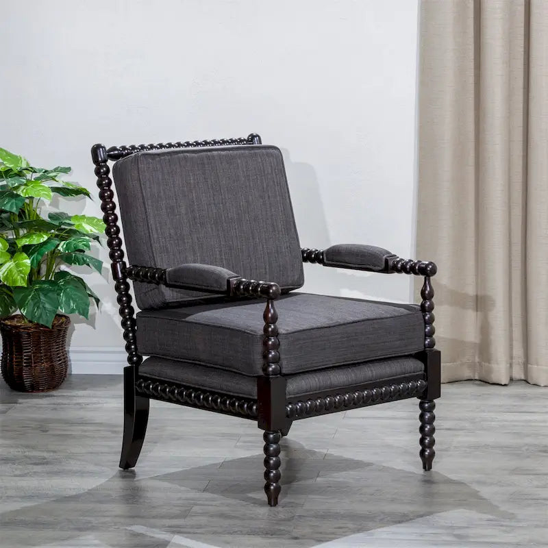 Fauteuil en tissu Spindle