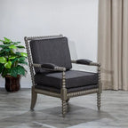 Fauteuil en tissu Spindle