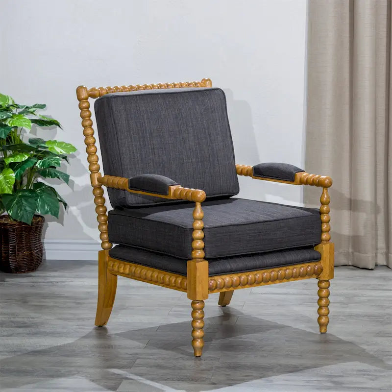 Fauteuil en tissu Spindle
